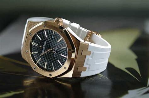 audemars piguet rubber strap royal oak|audemars piguet hornback strap.